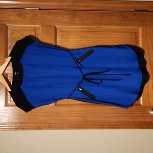 Blue and Black dress